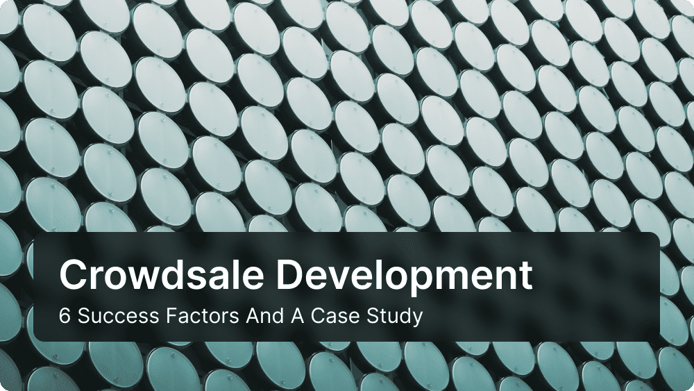 2023 Crowdsale Development: 6 Success Factors and a Case Study