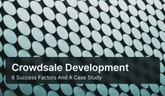 Crowdsale Development: 6 Success Factors and a Case Study