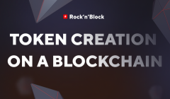 Token creation on a blockchain. Cryptocurrency vs. Token